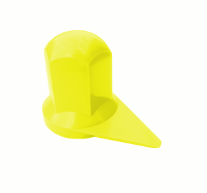 Osłonka szpilki koła 32/33  wysoka/niska (żółta) 