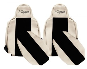 Pokrowce Scania S R G P fotele jednakowe zagłówki wąskie