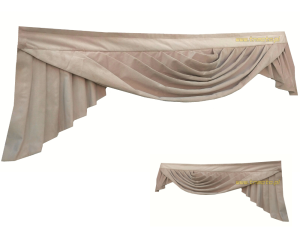 Lambrekin falbana pomiędzy fotele a łóżko ciężarówka TIR