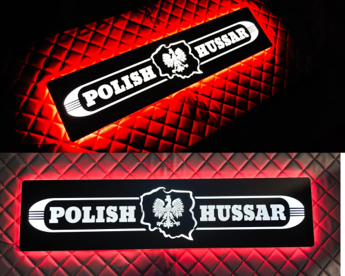 Tablica-nad-łózko-tir-lkw-bus-polish-hussar