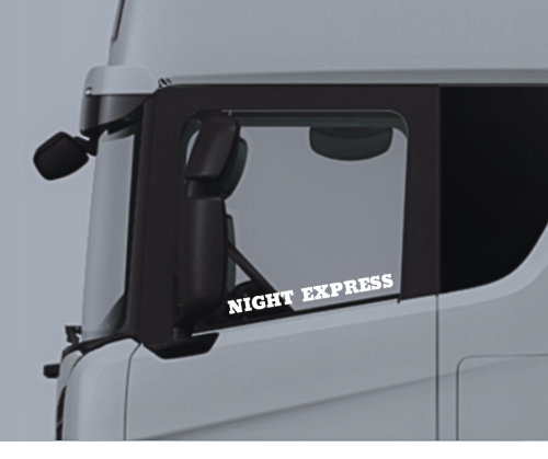 Naklejki na szybę "NIGHT EXPRESS"
