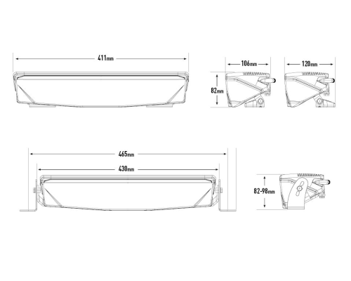 Lampa-dalekosiężna-Lazer-Air-90 - 411mm