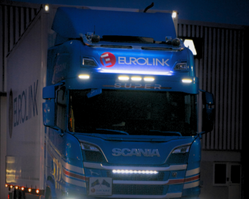 Podświetlenie reklamy LED na globie/dachu SCANIA NEXTGEN (światło białe/pomarańczowe)