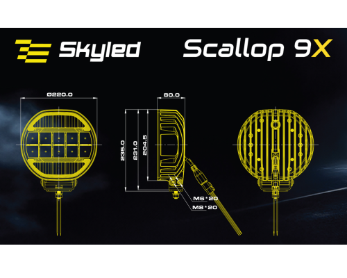 Reflektor-dalekosiężny-Skyled-SCALLOP-9X-(180W)