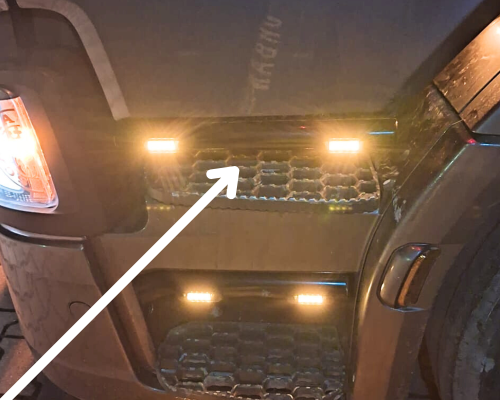 Orurowanie rama pod drzwi do Scania R S nextgen z oświetleniem pozycyjnym led