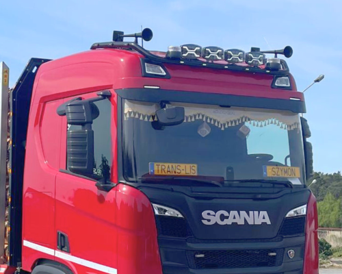 Orurowanie dachowe Scania R-S nextgen od 2016r. (dach standardowy)