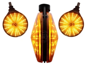 Lampa obrysowa Uszy pod lusterka  pomarańczowa LED