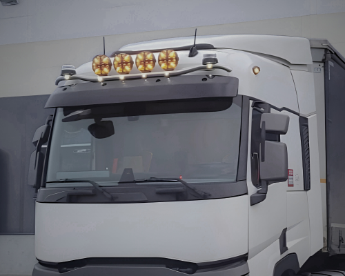 Orurowanie dachowe Renault Gama T EVO mocowane do osłony