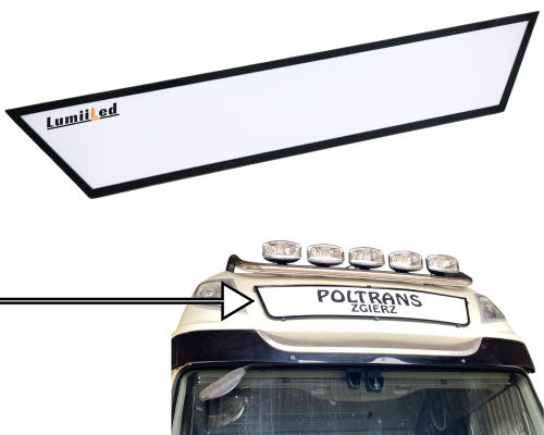 Reklamowy Neon dachowy LumiiLed do DAF 106 Super Space cab