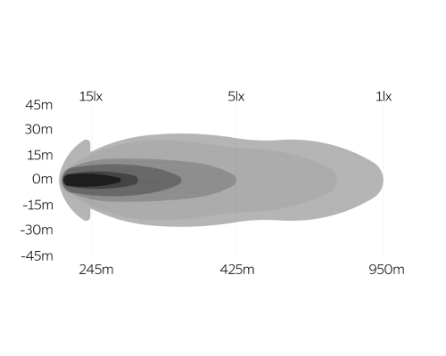 Reflektor dalekosiężny "Halogen" OZZ SQR P9"
