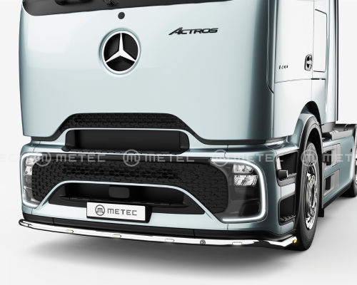 Orurowanie rama pod zderzak Metec Mercedes Actros L Procabin-polerowana-z-oświetleniem-pozycyjnym-led