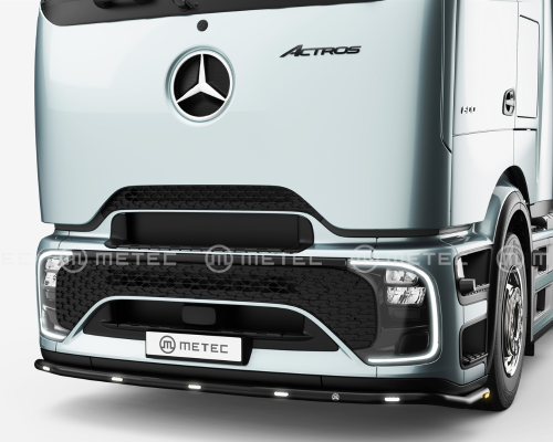 Orurowanie rama pod zderzak Metec Mercedes Actros L Procabin-malowana-na-czarno-z-oświetleniem-pozycyjnym-led