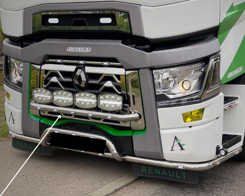 Orurowanie na zderzak Renault T, T EVO