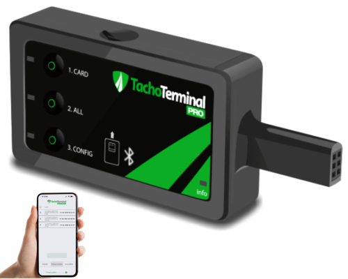 Czytnik kart kier. i tachografów Tachoterminal Pro 3 + program Android