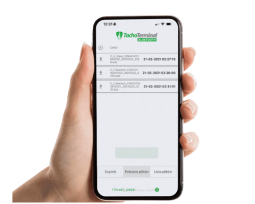 Czytnik kart kier. i tachografów Tachoterminal Pro 3 + program Android