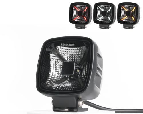 Lampa robocza SKYLED Astra 60F Gen2 9-30V, 60W, 6000 Lm, R10  + światło pozycyjne