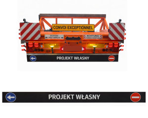 Chlapacz naczepy, Fartuch naczepy TIR 250 x 35 cm  (projekt indywidualny)