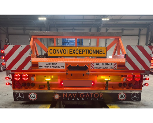 Chlapacz naczepy, Fartuch naczepy TIR 250 x 35 cm (projekt indywidualny)