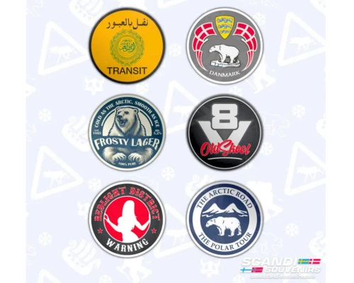 Naklejki zestaw Polar, Old Skool, Transit, Redlight