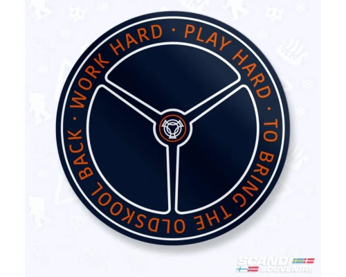 Naklejka Work Hard Play Hard
