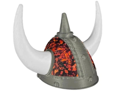 Hełm Vikinga dla zapachów Poppy Duński Plusz Czerwony