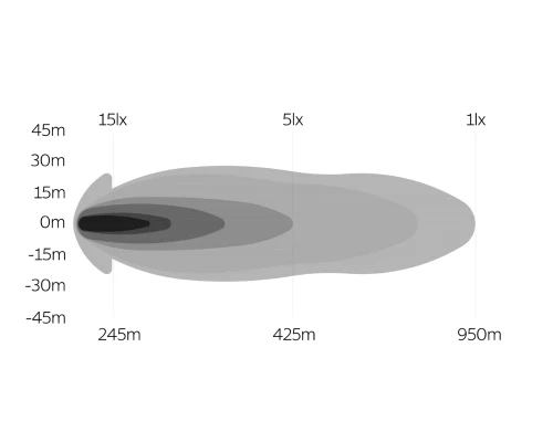 Reflektor dalekosiężny "Halogen" OZZ SQR P9"