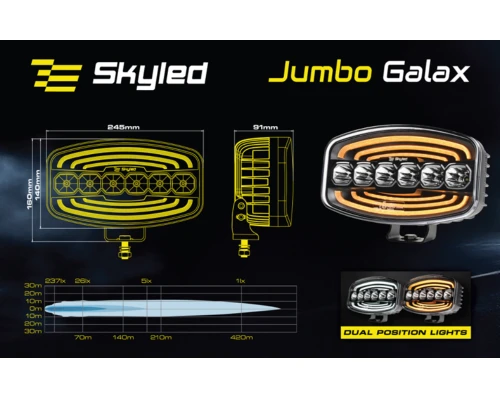 Reflektor dalekosiężny SKYLED Jumbo Galax (60W)
