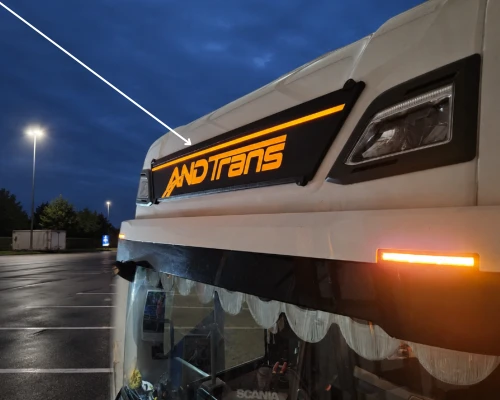 Reklamowy Neon dachowy LumiiLed do Scania R/S nextgen