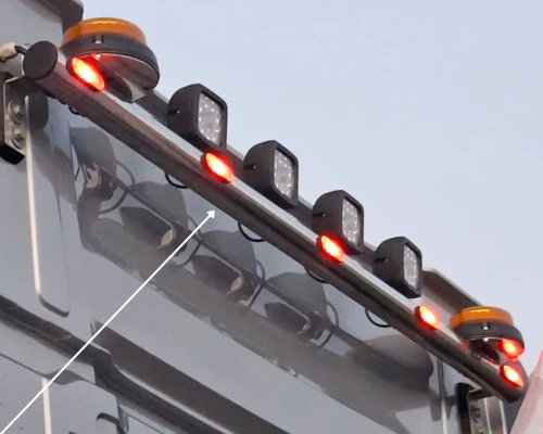 Orurowanie tylne, rama tylna pod oświetlenie robocze dla Mercedes Actros, Arocs 