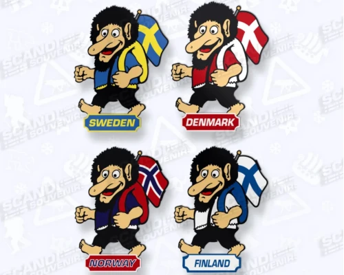 Zestaw Naklejek Scandi-Trolls 