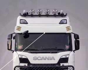 Osłona przeciwsłoneczna Classic (35cm)  Scania R/S NG od 2016r. (wraz z zestaw montażowym)