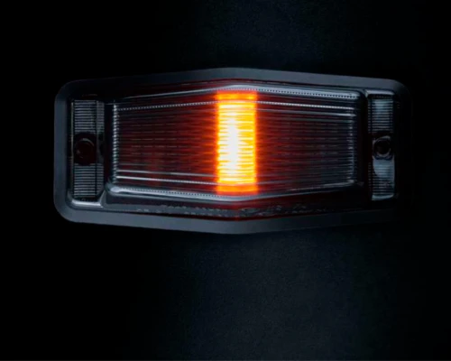 Światło obrysowe Double Burner Strands IZE LED (dymiony klosz) białe/pomarańczowe światło + światło ostrzegawcze