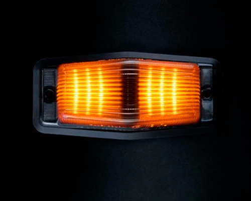 Światło obrysowe Double Burner Strands IZE LED (dymiony klosz) białe/pomarańczowe światło + światło ostrzegawcze