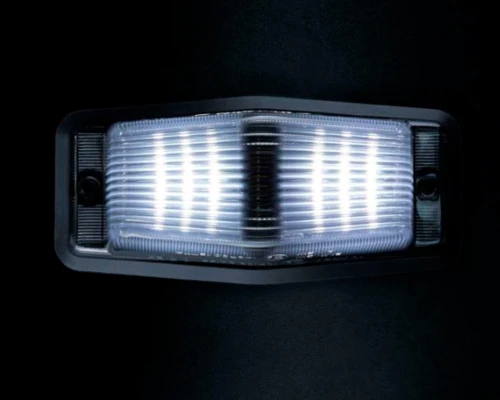 Światło obrysowe Double Burner Strands IZE LED (dymiony klosz) białe/pomarańczowe światło + światło ostrzegawcze