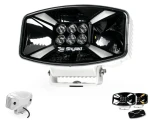 Reflektor dalekosiężny typu Jumbo Skyled Stella Flash Full LED (plus ostrzegawcze) biała obudowa