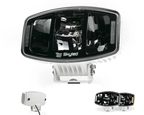 Reflektor SKYLED Jumbo Amber White (100W, białe i pomarańczowe światło pozycyjne) R7/R10/R112