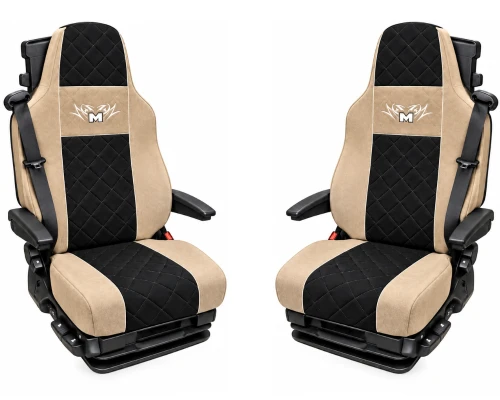 Pokrowce na fotele MAN TGX II od 2020r. 2 pasy