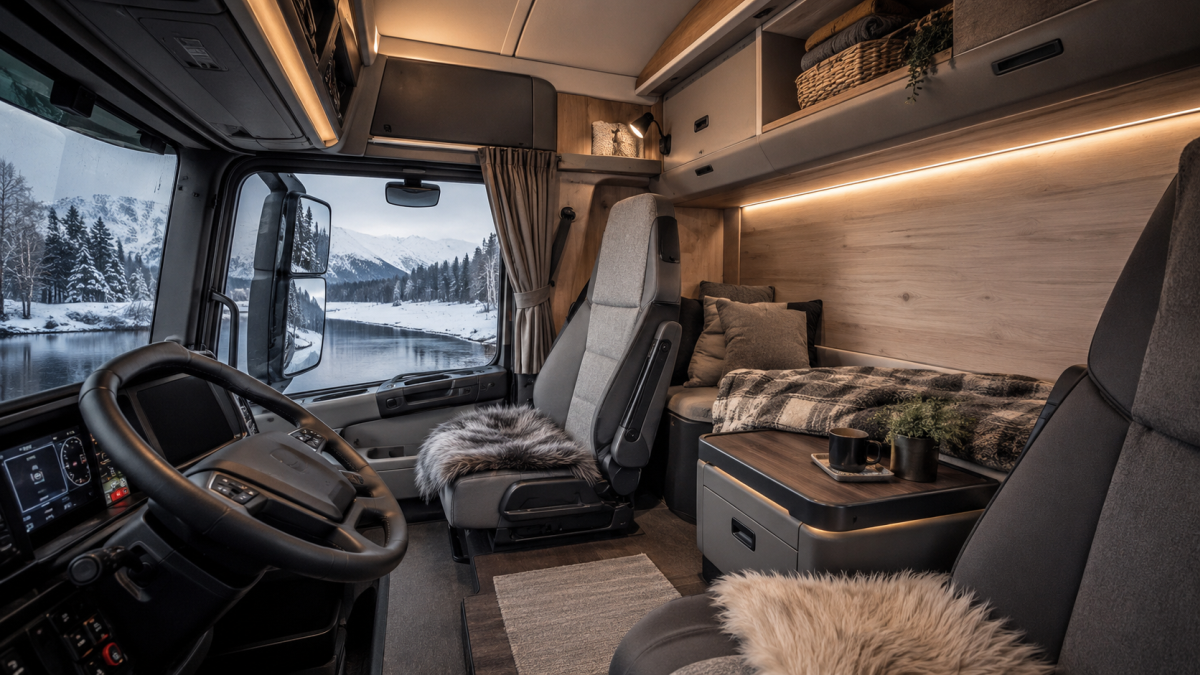Truckstyling po skandynawsku — jak stylizować kabinę w nordyckim klimacie